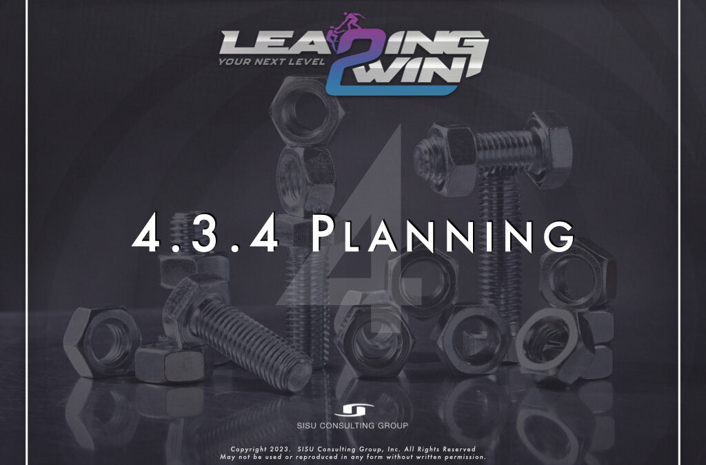 4.3.4 Planning Your Follow Up